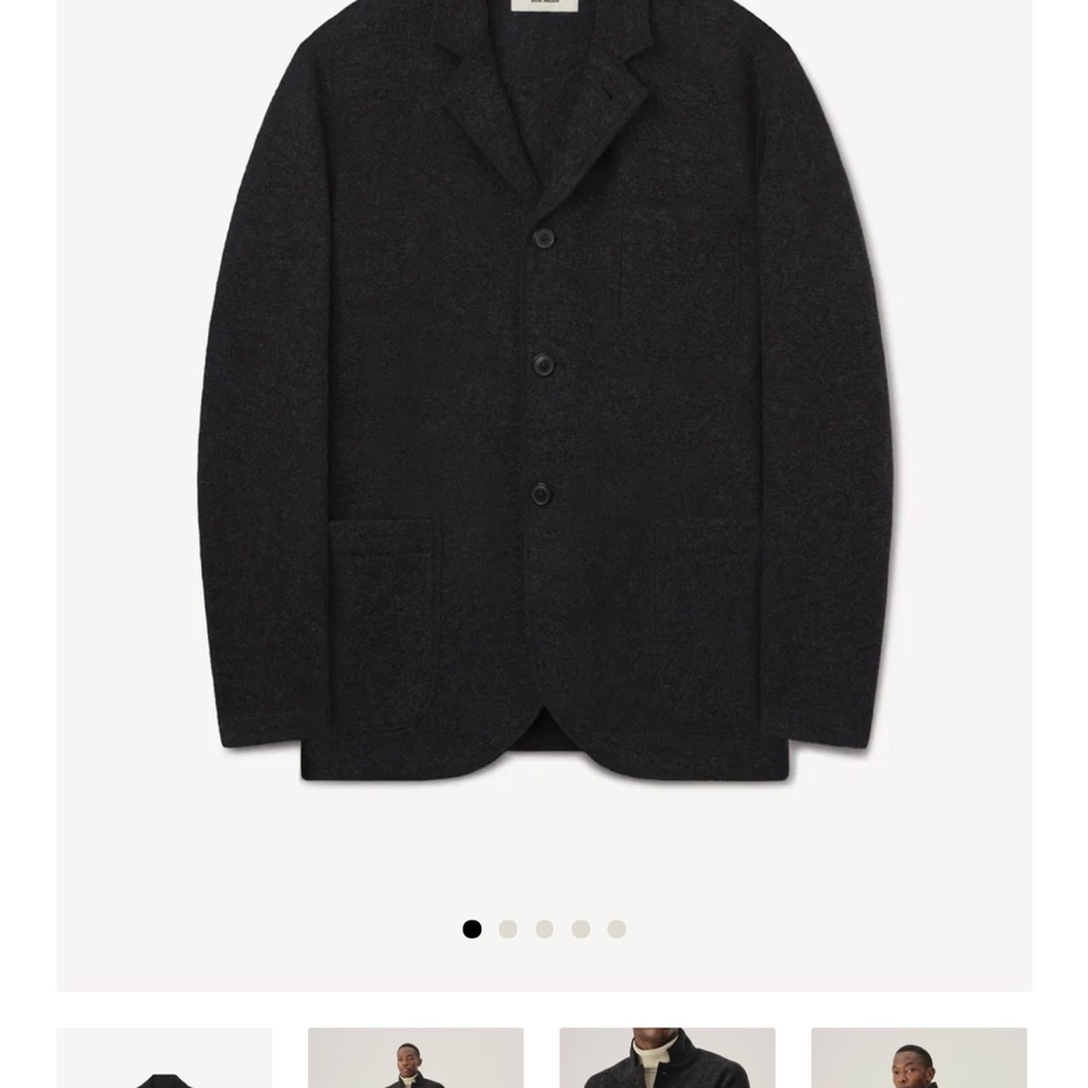 Buck Mason Felted Chore Coat